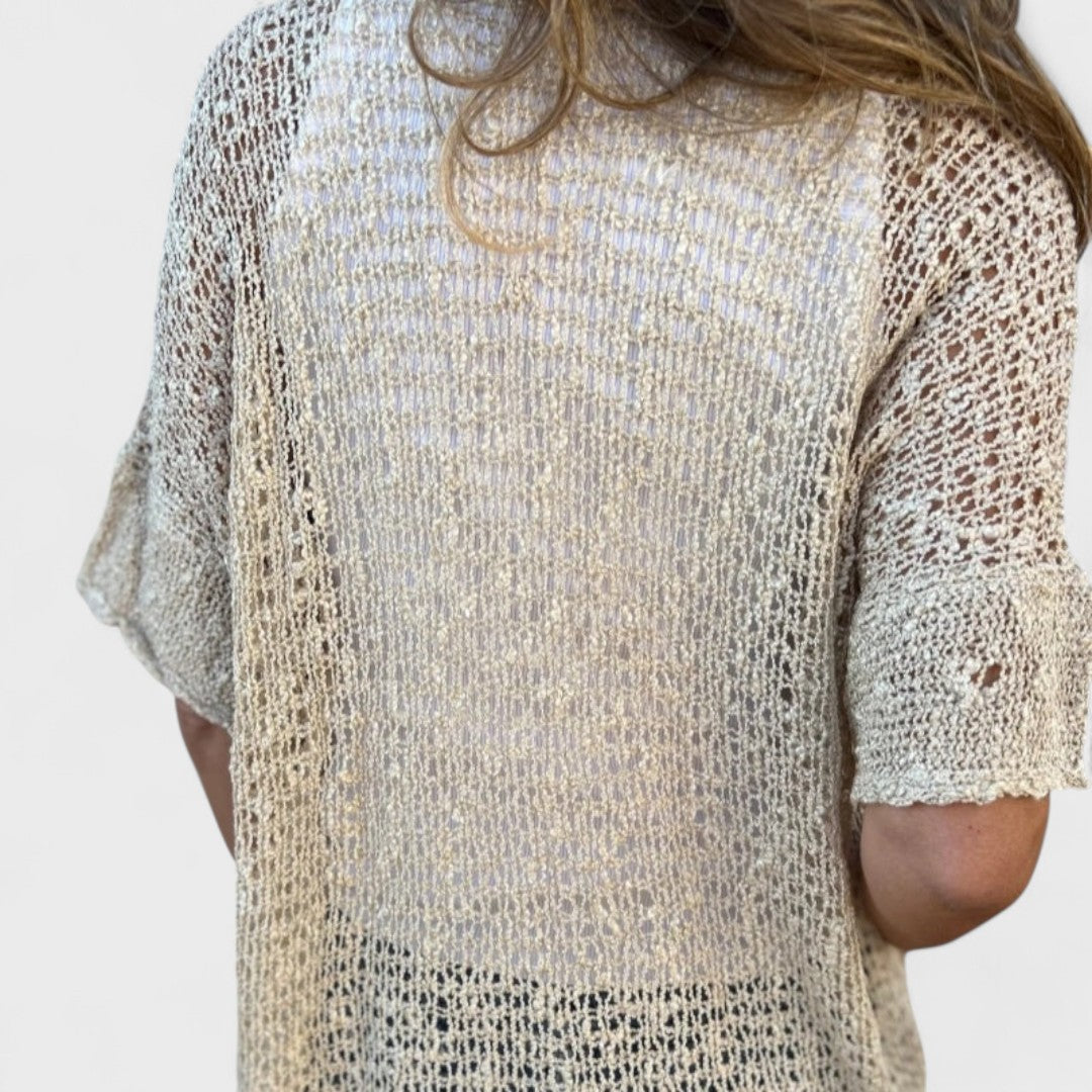 VALÉON Paris™ | Haut Uni Femme avec Bouton